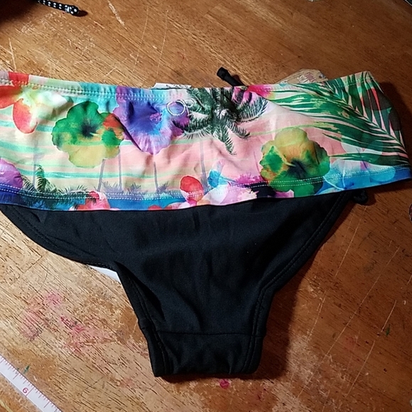 OP Ocean Pacific Bottom Tropical Side Ties M (7-9) - Picture 2 of 2